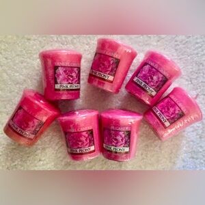 Peony votive candles Yankee mini sampler